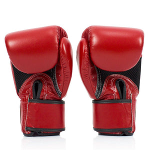 BGV1-B Fairtex Red Breathable Gloves - FightstorePro
