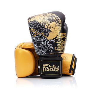 BGV26 Fairtex Harmony Six Black-Gold Boxing Gloves - FightstorePro