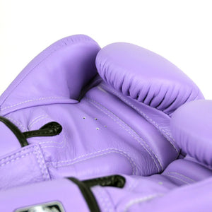 BGVL3 Twins Lavender Velcro Boxing Gloves - FightstorePro