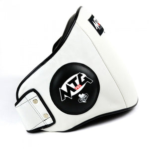 BP2 MTG Pro White Leather Belly Pad - FightstorePro