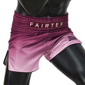 BS1904 Fairtex Maroon Fade Muaythai Shorts - FightstorePro