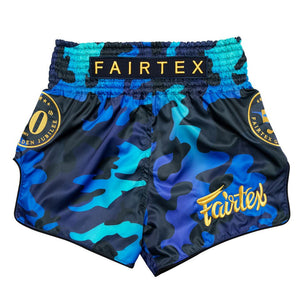 BS1916 Fairtex Golden Jubilee Luster Muaythai Shorts - FightstorePro