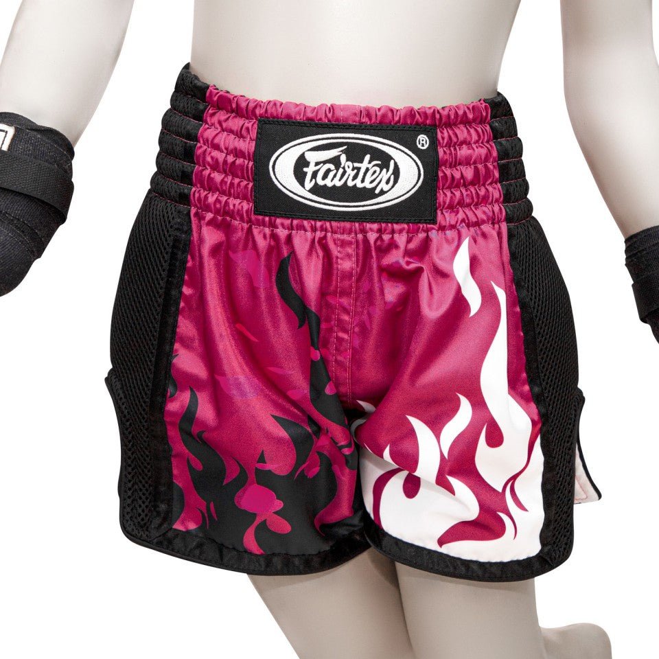 BSK2101 Fairtex Kids Muay Thai Shorts Eternal Flame - FightstorePro