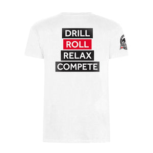 Drill Roll Relax Compete Jiu Jitsu Tee - FightstorePro