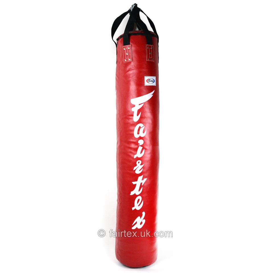 Fairtex 6ft Red Banana Kick Bag - Unfilled - FightstorePro