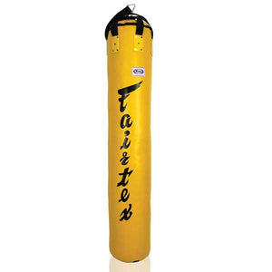 Fairtex 6ft Yellow Banana Kick Bag - Filled 45kg - FightstorePro