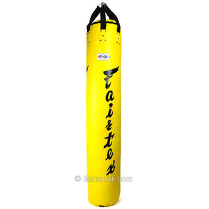 Fairtex 6ft Yellow Banana Kick Bag - Unfilled - FightstorePro