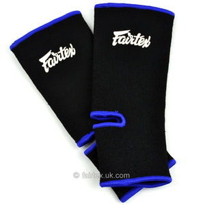 Fairtex AS1 Ankle Supports Black-Blue - FightstorePro