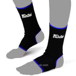 Fairtex AS1 Ankle Supports Black-Blue - FightstorePro