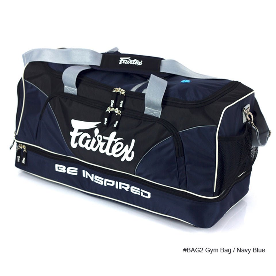 Fairtex BAG2 Navy Blue Heavy Duty Gym Bag - FightstorePro