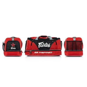 Fairtex BAG2 Red Heavy Duty Gym Bag - FightstorePro