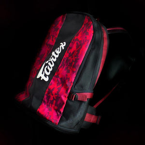 Fairtex BAG4 Red Camo Rucksack Gym Bag - FightstorePro
