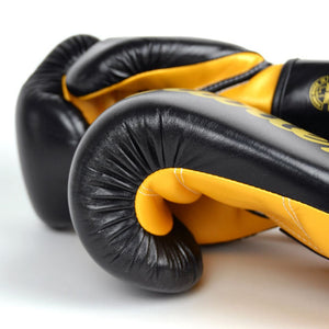Fairtex BGV18 Super Sparring Boxing Gloves - Black/Gold - FightstorePro