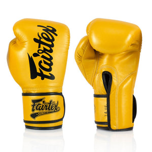 Fairtex BGV18 Super Sparring Boxing Gloves - Gold - FightstorePro