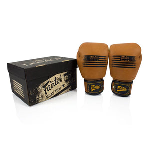 Fairtex BGV21 Legacy Boxing Gloves - Brown - FightstorePro