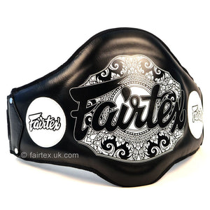 Fairtex BPV2 Black Lightweight Belly Pad - FightstorePro