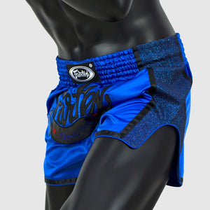 Fairtex BS1702 Slim Cut Muay Thai Shorts - Blue - FightstorePro