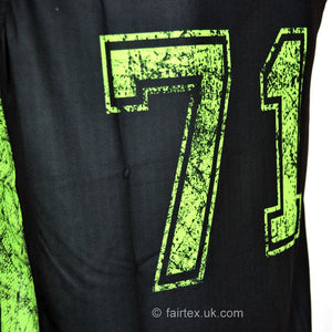 Fairtex JS9 Basketball Jersey - Black/Green - FightstorePro