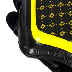 Fairtex TP4 Lightweight Thigh Pads - Black/Yellow - FightstorePro
