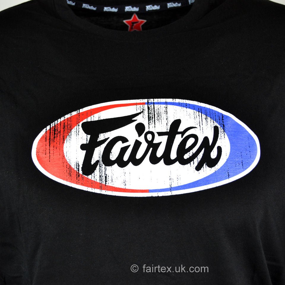 Fairtex TS4 Vintage T-Shirt - Black - FightstorePro