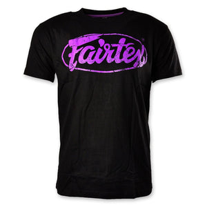 Fairtex TST148 Tee Shirt Limited Edition Black/Purple - FightstorePro