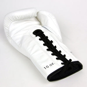 Fairtex X Glory Lace Boxing Gloves - White - FightstorePro