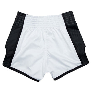 Fairtex X MTGP White-Black Muay Thai Shorts - FightstorePro