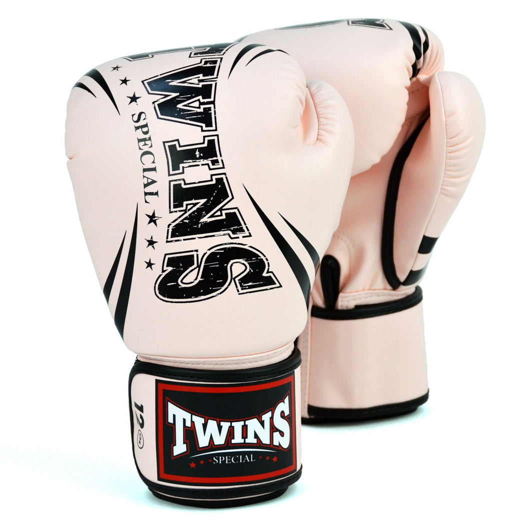 FBGVDM3-TW6 Twins Non-Leather Boxing Gloves Pink - FightstorePro