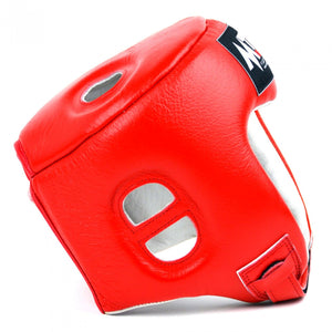 HG1 MTG Pro Red Open Face Headguard - FightstorePro