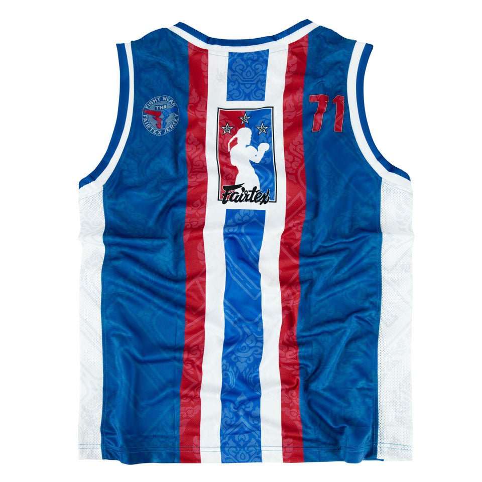 JS19 Fairtex Basketball Jersey Blue - FightstorePro