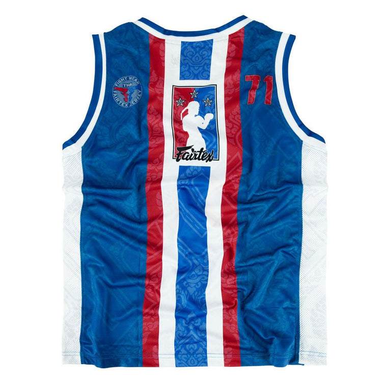 JS19 Fairtex Basketball Jersey Blue - FightstorePro