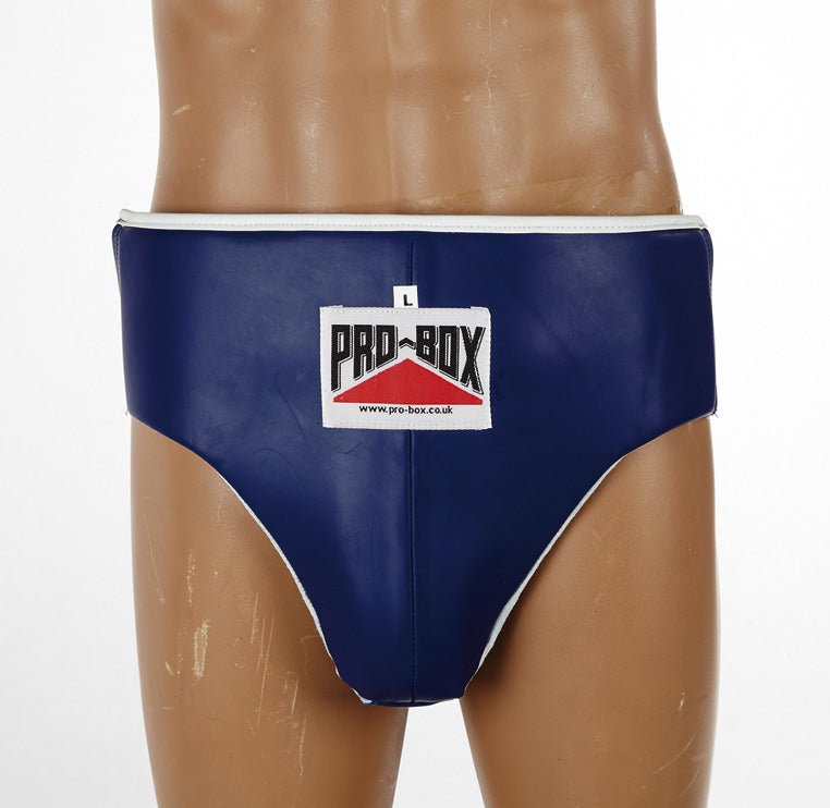 Pro Box Blue PVC Abdominal Guard - FightstorePro