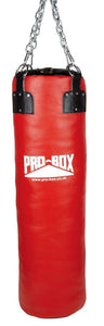 Pro Box Red Heavy Leather Punch Bag 3ft (27kg) - FightstorePro