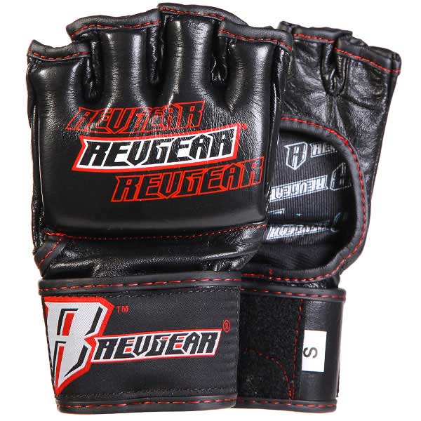 Revgear Challenger MMA Gloves - 4oz Competition Black - FightstorePro