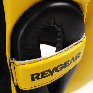 Revgear Guvnor Face Saver Head guard - Yellow - FightstorePro