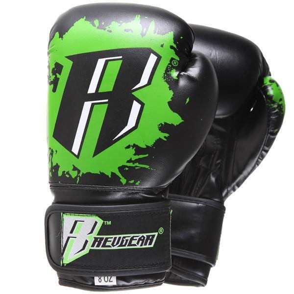 Revgear Kids Deluxe Boxing Gloves - Green - FightstorePro