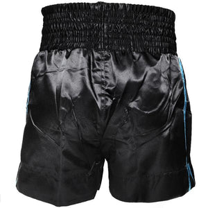 Revgear Kids Muay Thai Shorts - Black Blue - FightstorePro
