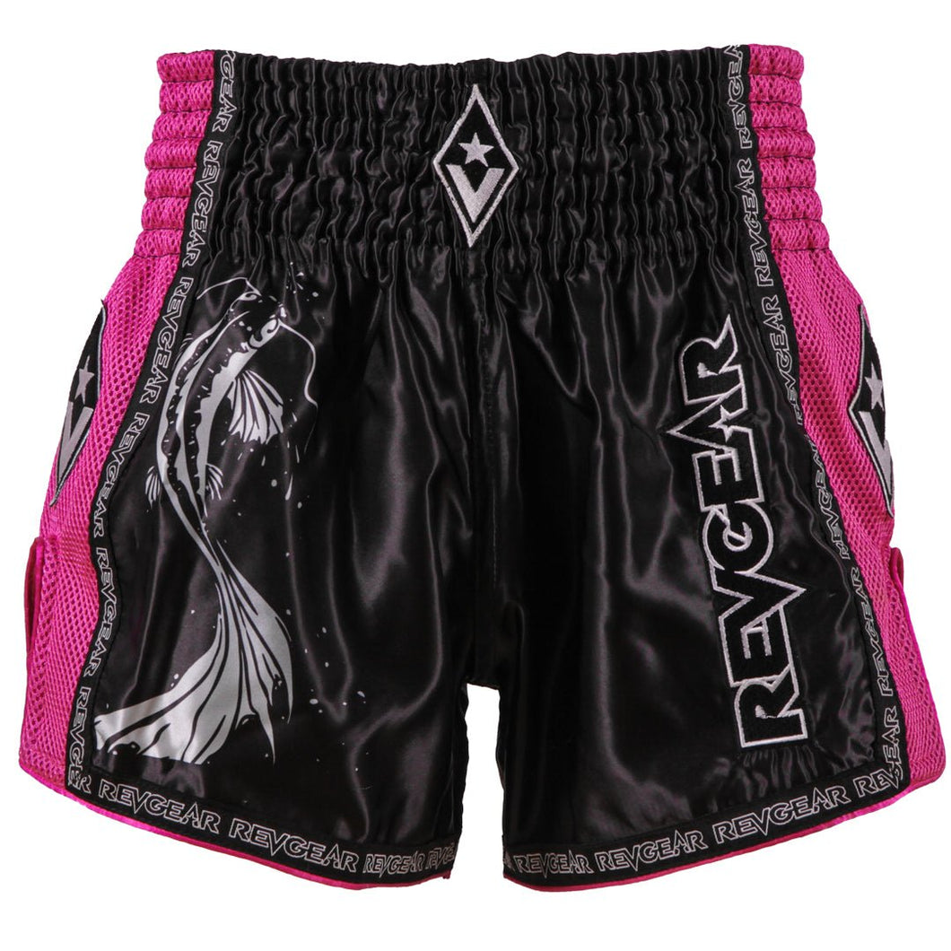 Revgear Koi Black Thai Shorts - FightstorePro