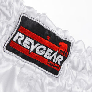 Revgear Original Muay Thai Shorts - White - FightstorePro