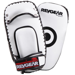 Revgear Original Thai Kick Pads - White - FightstorePro