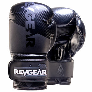 Revgear Pinnacle Boxing Gloves - Black - FightstorePro