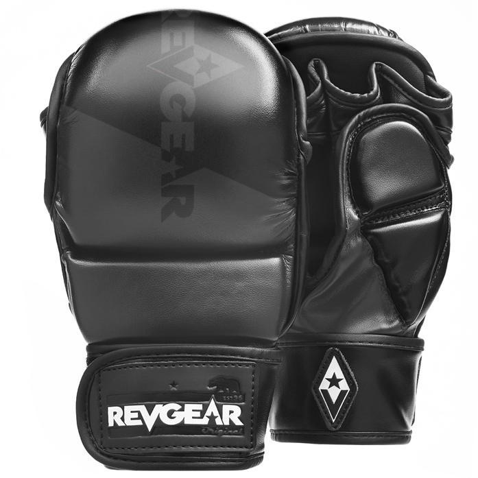 Revgear PINNACLE MMA SPARRING GLOVES - BLACK/BLACK - FightstorePro