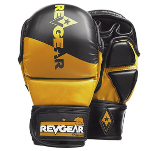 Revgear PINNACLE MMA SPARRING GLOVES - BLACK/GOLD - FightstorePro