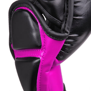 Revgear PINNACLE MMA SPARRING GLOVES - BLACK/PINK - FightstorePro