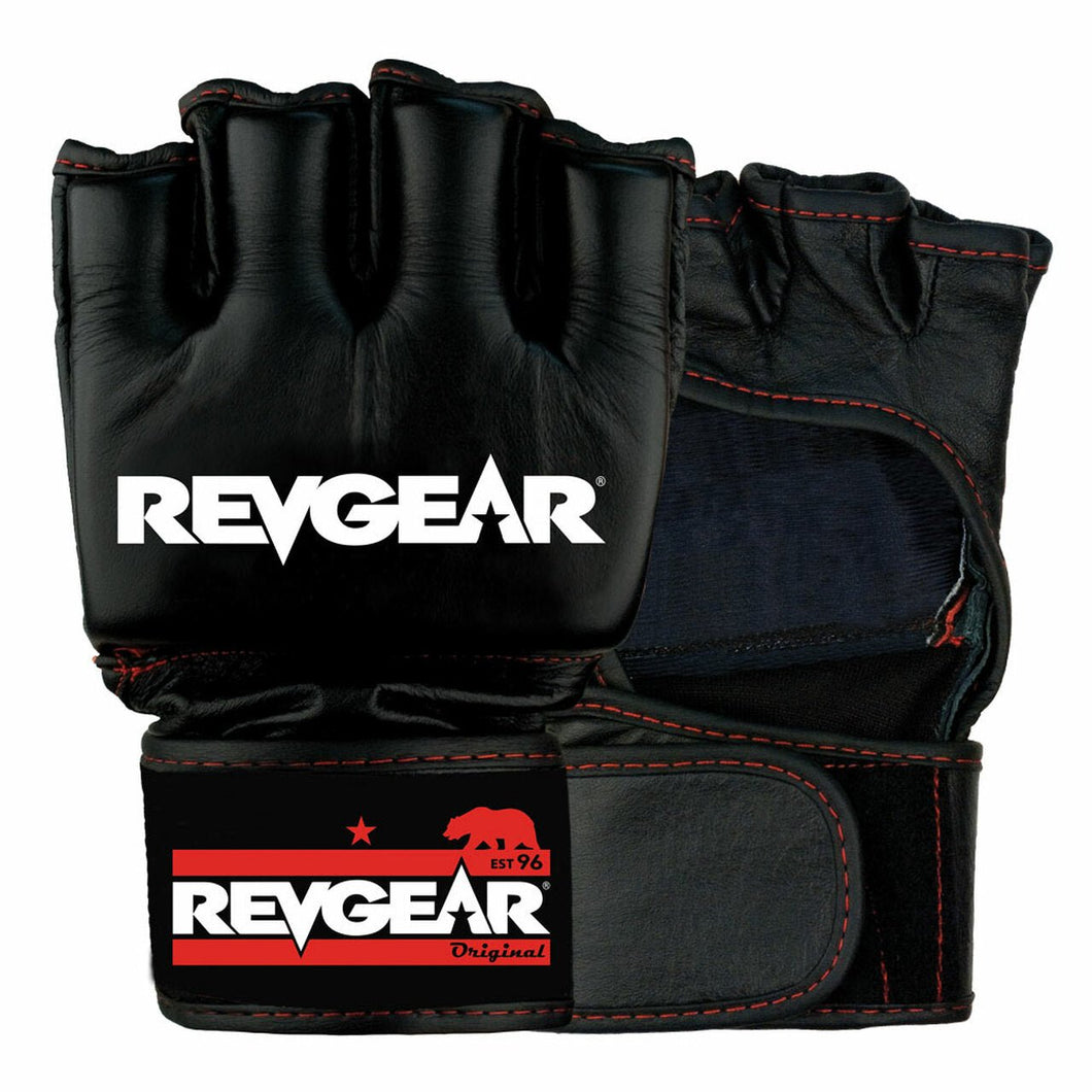 Revgear Pro Series Challenger 2 MMA Gloves - 4oz Competition Black - FightstorePro