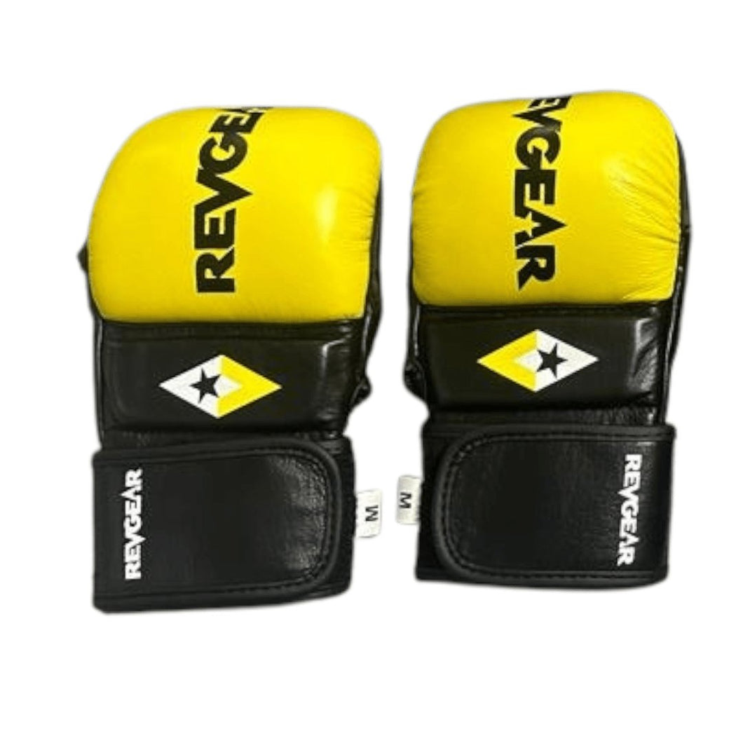 REVGEAR PRO SERIES MS1 MMA TRAINING AND SPARRING GLOVE - YELLOW - FightstorePro