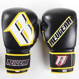Revgear S3 Sparring Boxing Glove - Black Yellow - FightstorePro