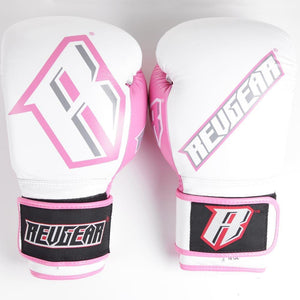 Revgear S3 Sparring Boxing Glove - White Pink - FightstorePro
