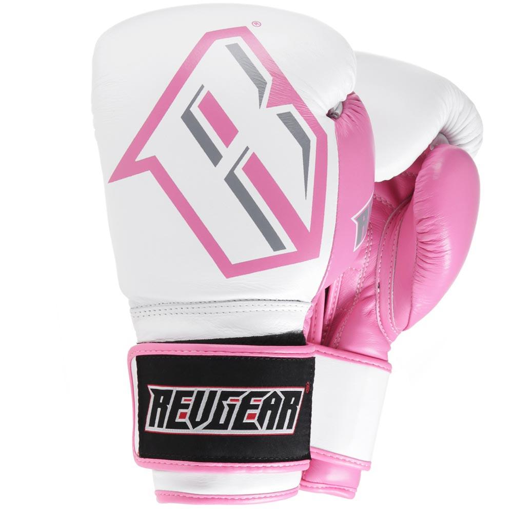 Revgear S3 Sparring Boxing Glove - White Pink - FightstorePro