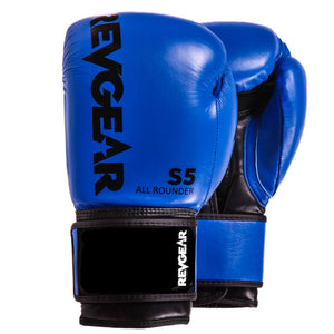 Revgear S5 Competitor Boxing Glove - Blue Black - FightstorePro